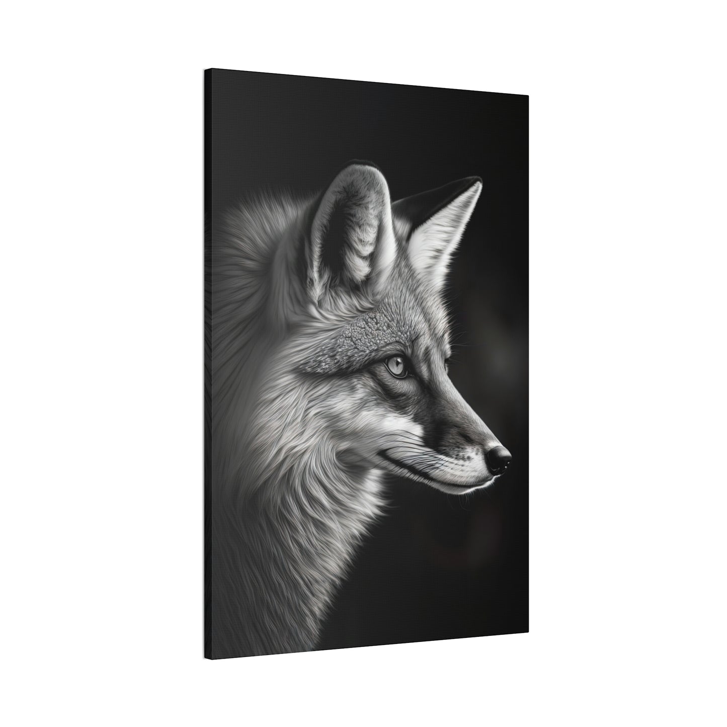 "OutFoxed" Canvas Stretched, 0.75" - Print