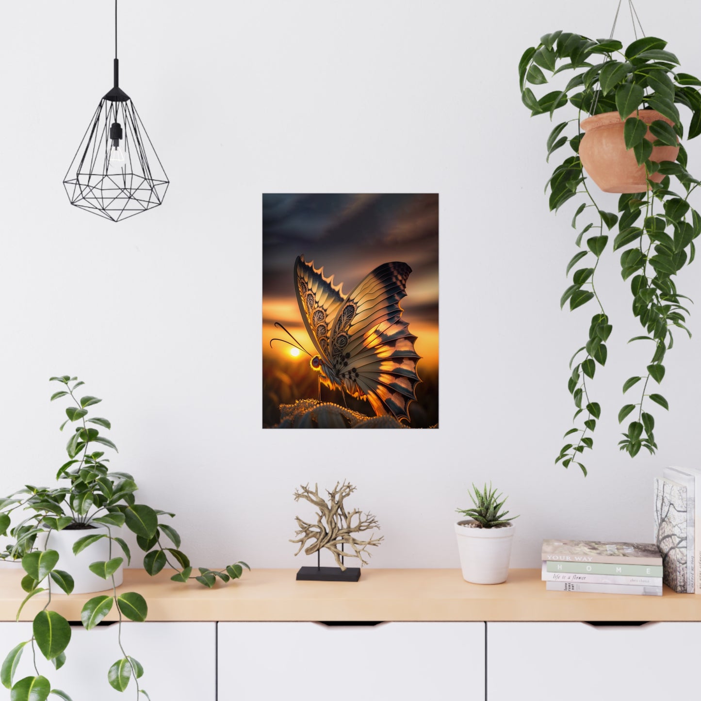 "Twilight Butterfly" Poster - Print