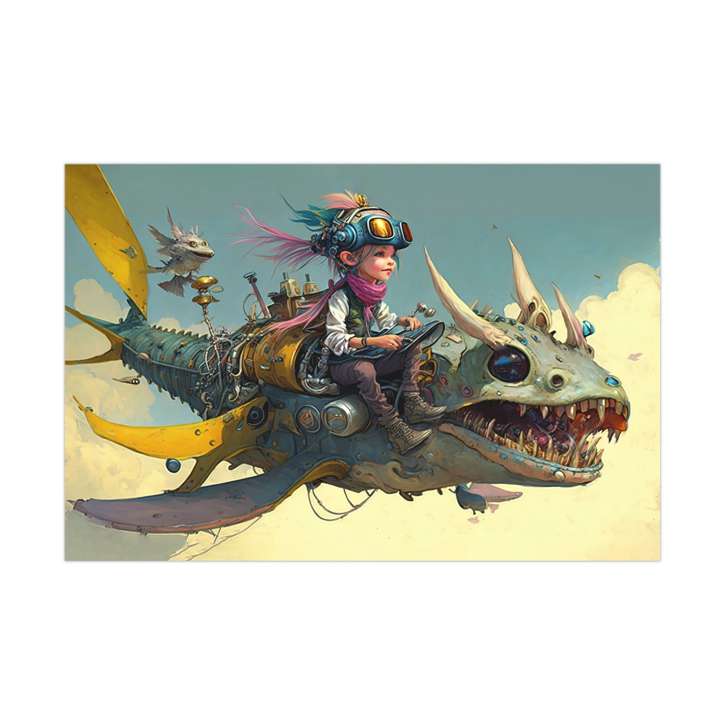 "Junior Sky Pirate" Poster - Print