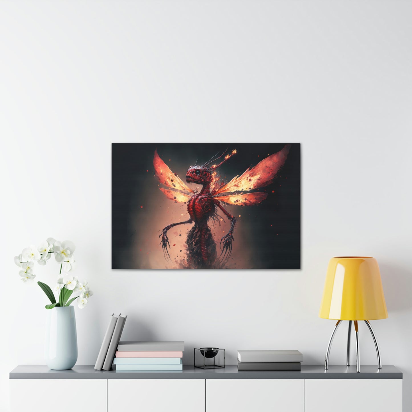 "Dragon Spryte Resurrection" Canvas Stretched, 0.75" - Print