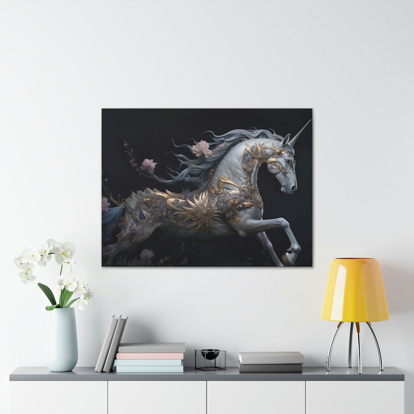 "Unicorn Dreams" Canvas Stretched, 0.75" - Print