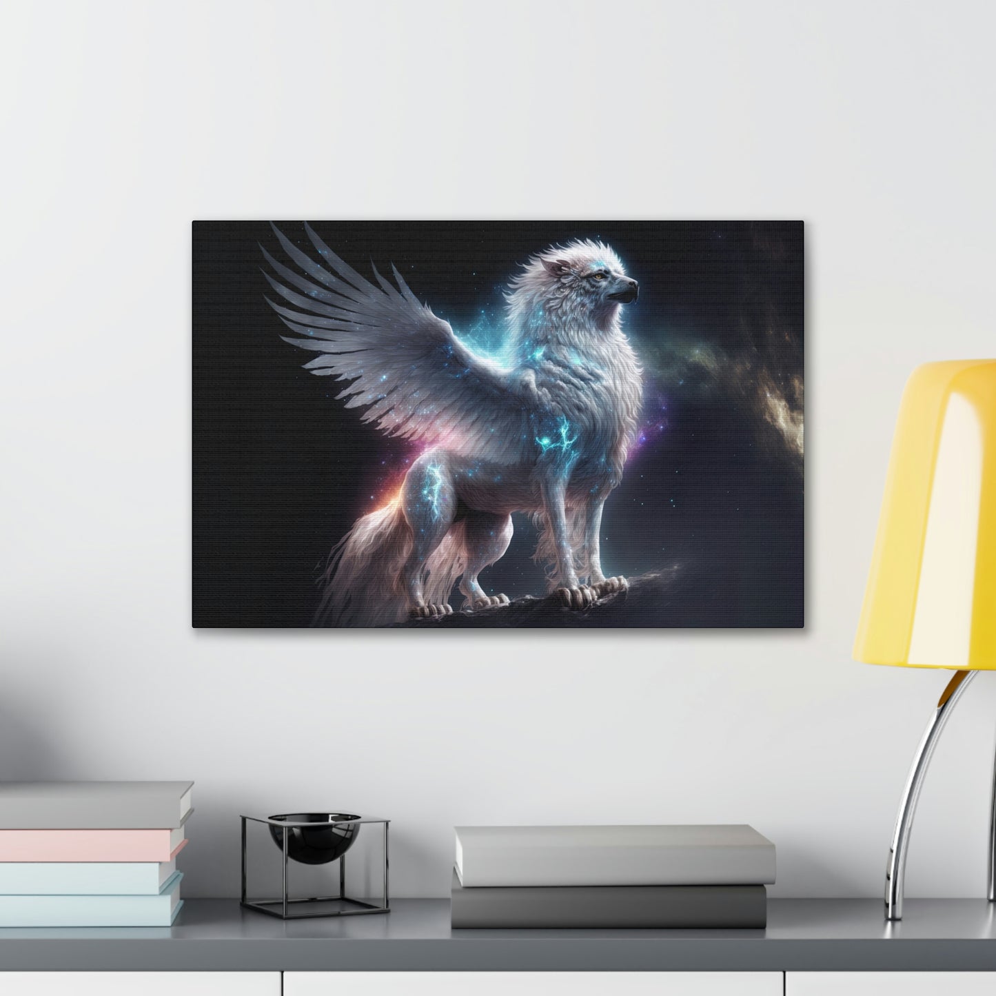 "Galactic Griffon" Canvas Stretched, 0.75" - Print