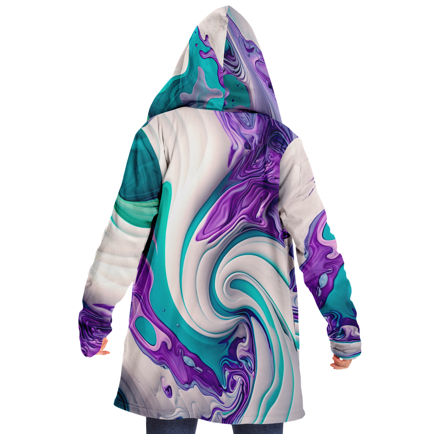 Marble Melt Microfleece Festival Cloak