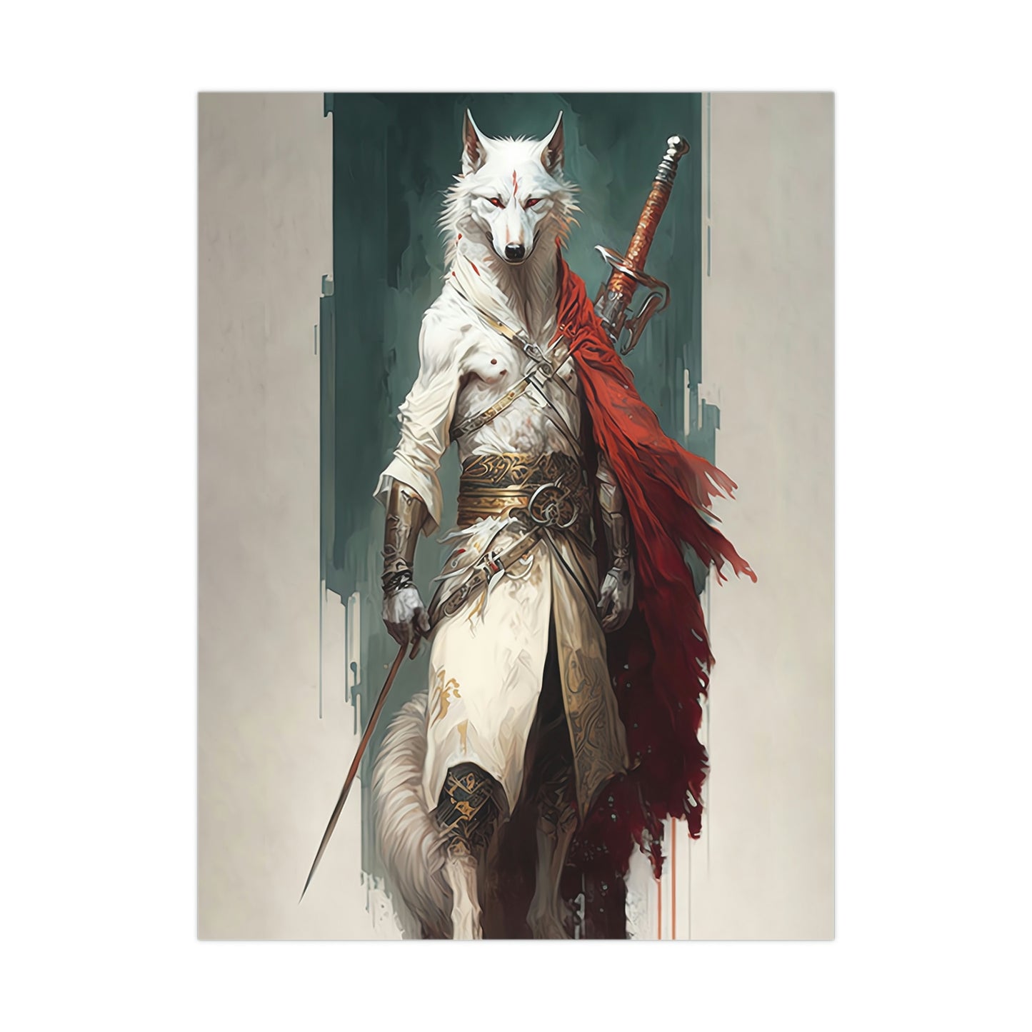 "Lone Wolf Warrior" Poster - Print