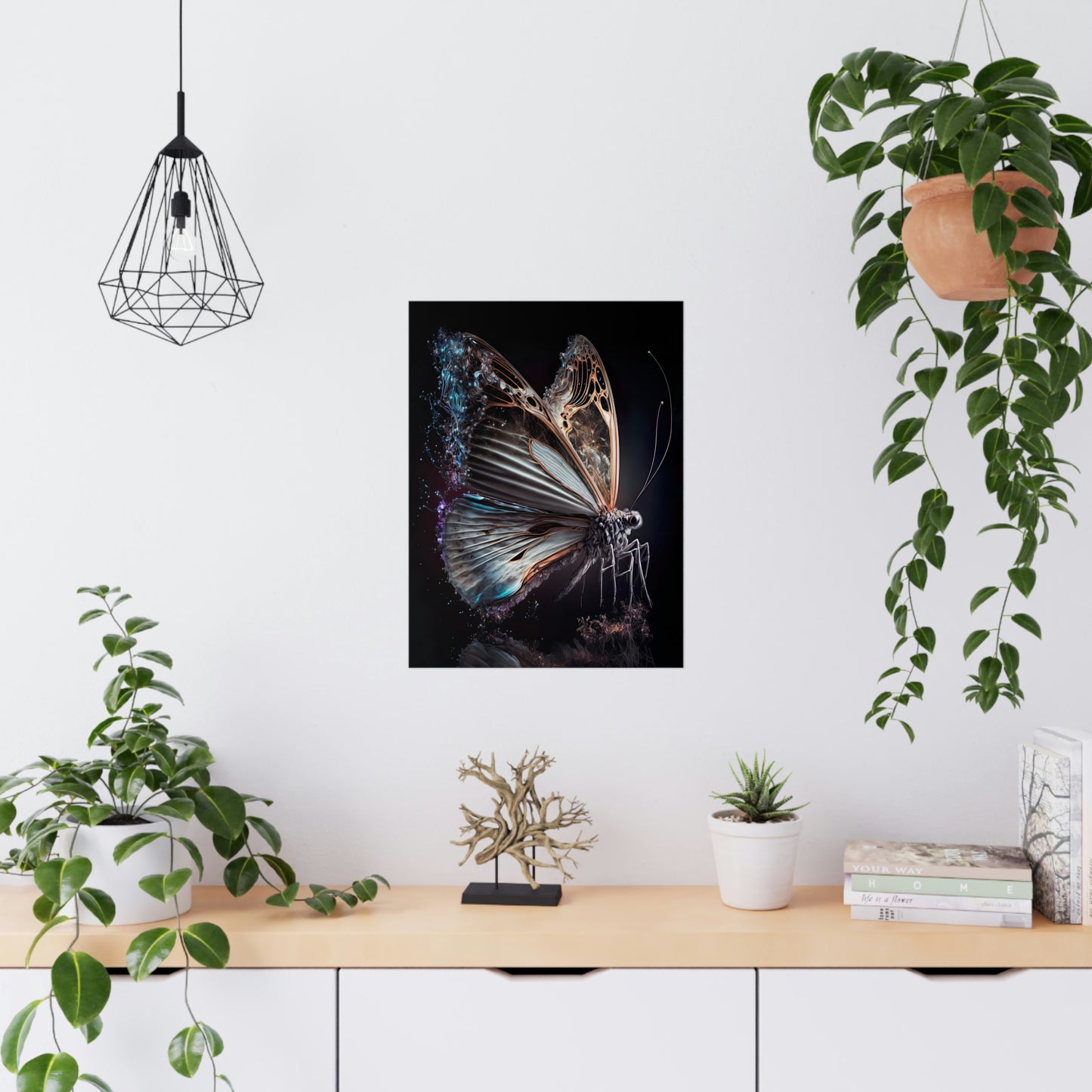 "Evaporating Butterfly" Poster - Print