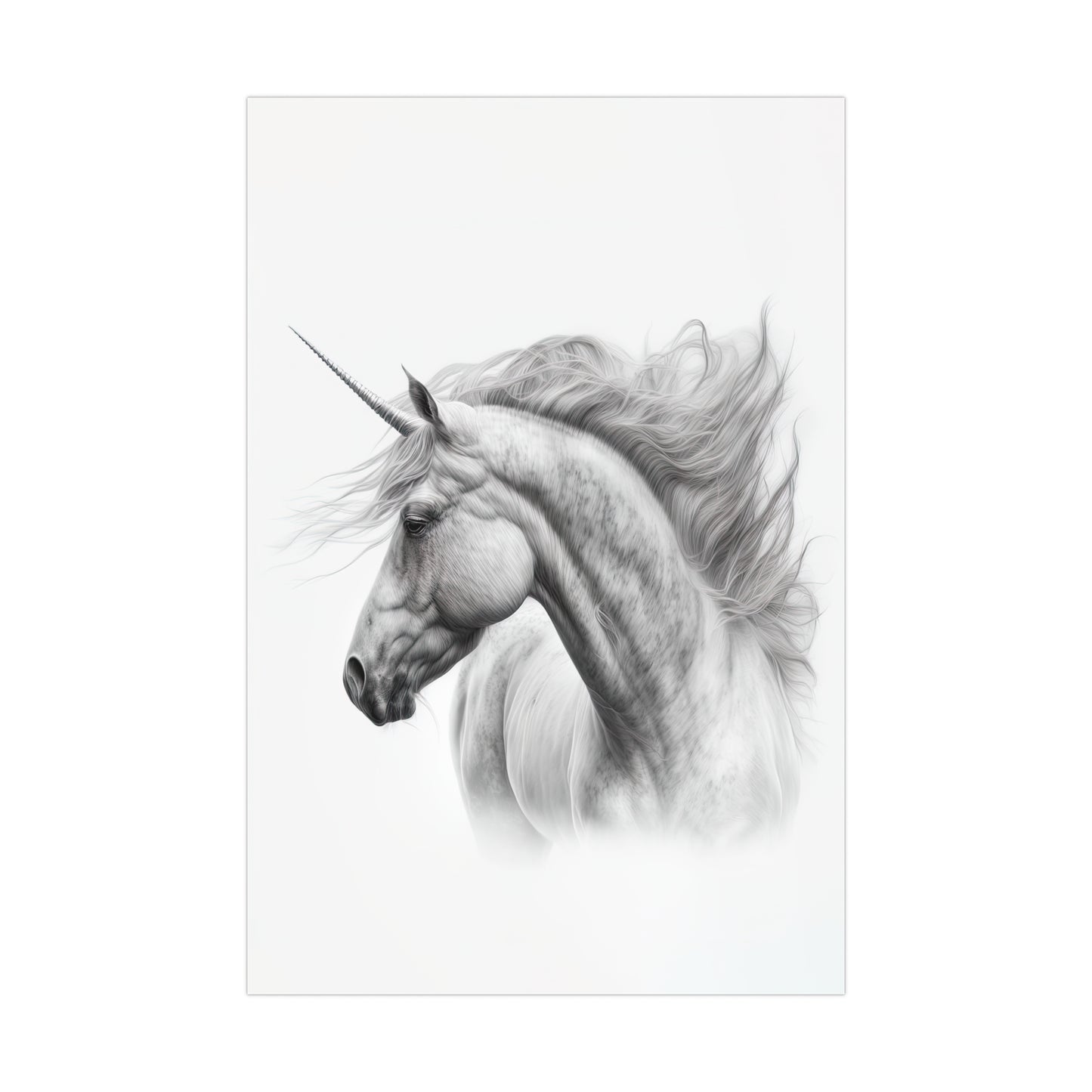 "Unicorn Sketch" Poster - Print