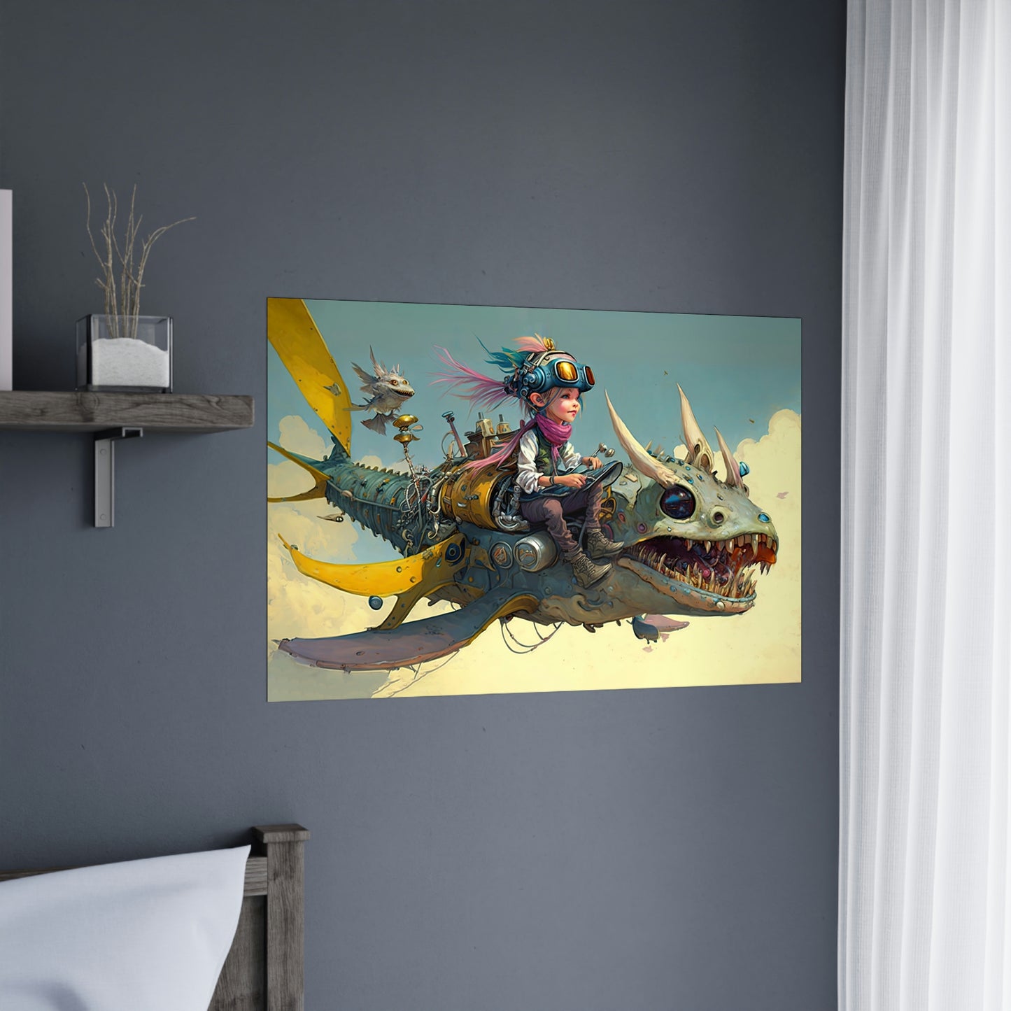 "Junior Sky Pirate" Poster - Print