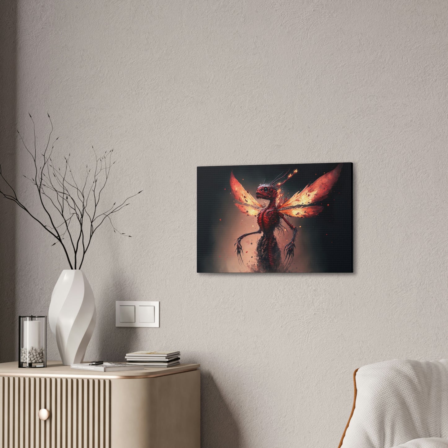 "Dragon Spryte Resurrection" Canvas Stretched, 0.75" - Print