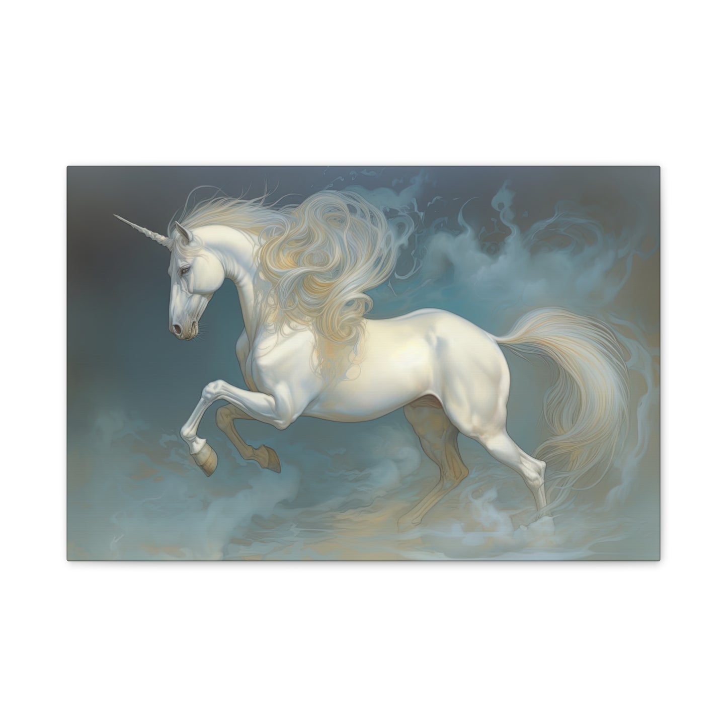 "Unicorns Grace"  Canvas Stretched, 0.75" - Print