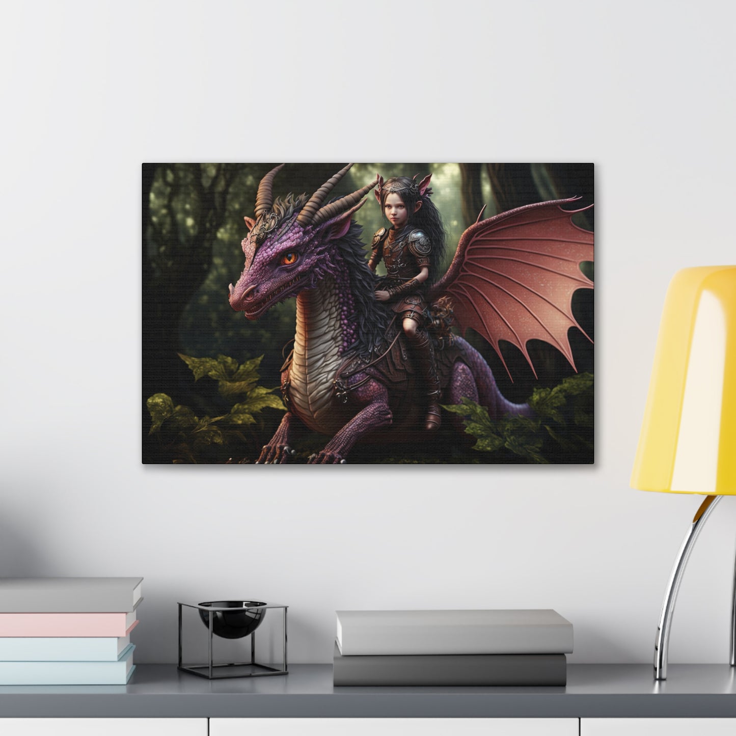 "Dragon Fairy Scout" Canvas Stretched, 0.75" - Print