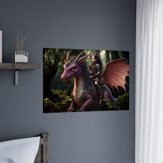 "Dragon Fairy Scout" Poster - Print