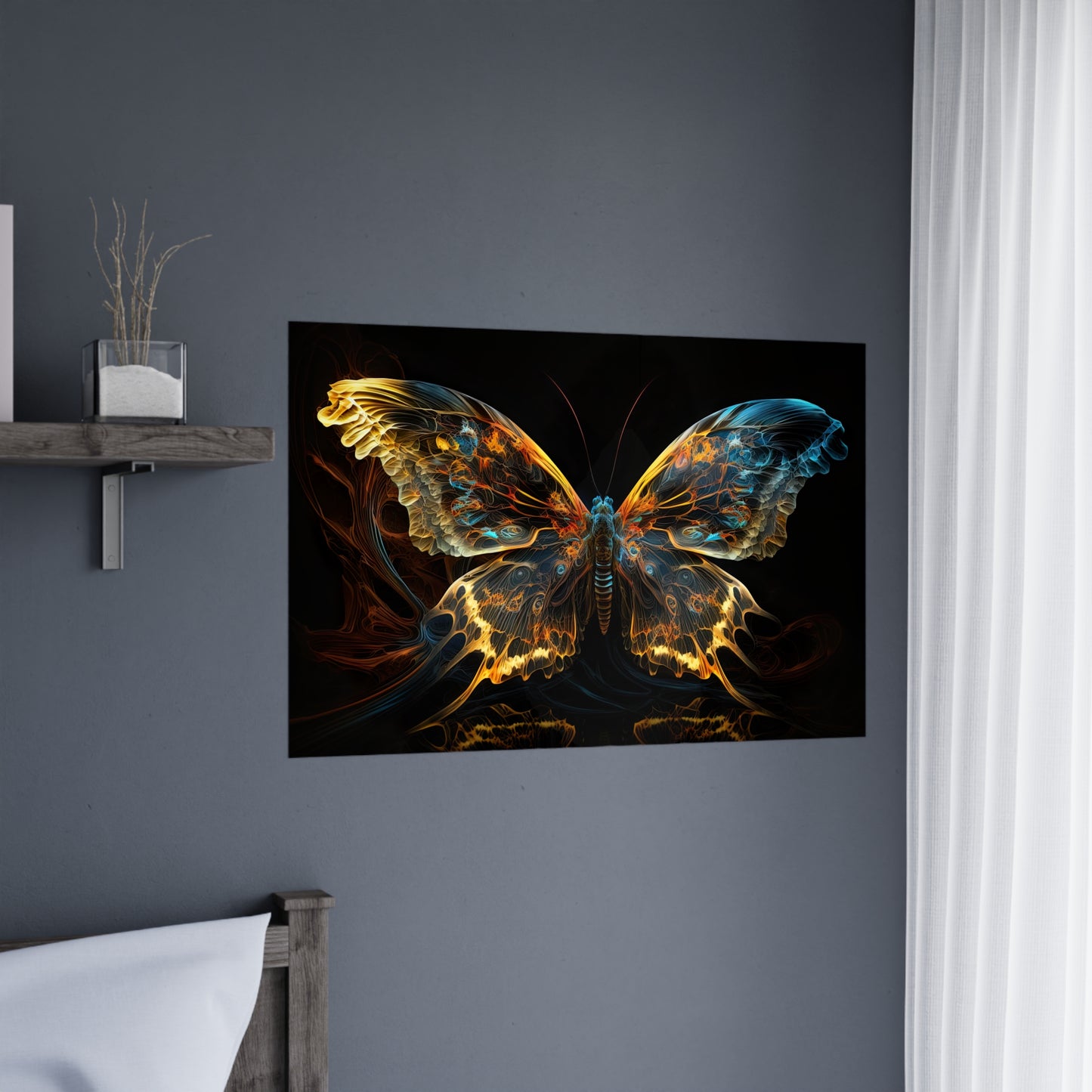 "Liquid Light Butterfly" Poster - Print