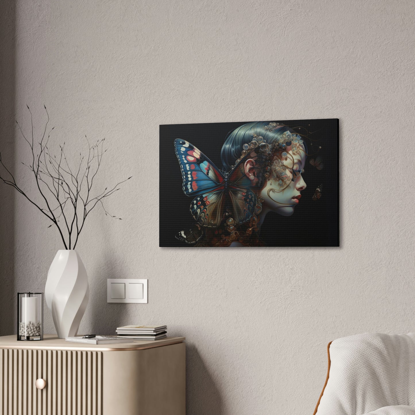 "Butterfly Dreams" Canvas Stretched, 0.75" - Print