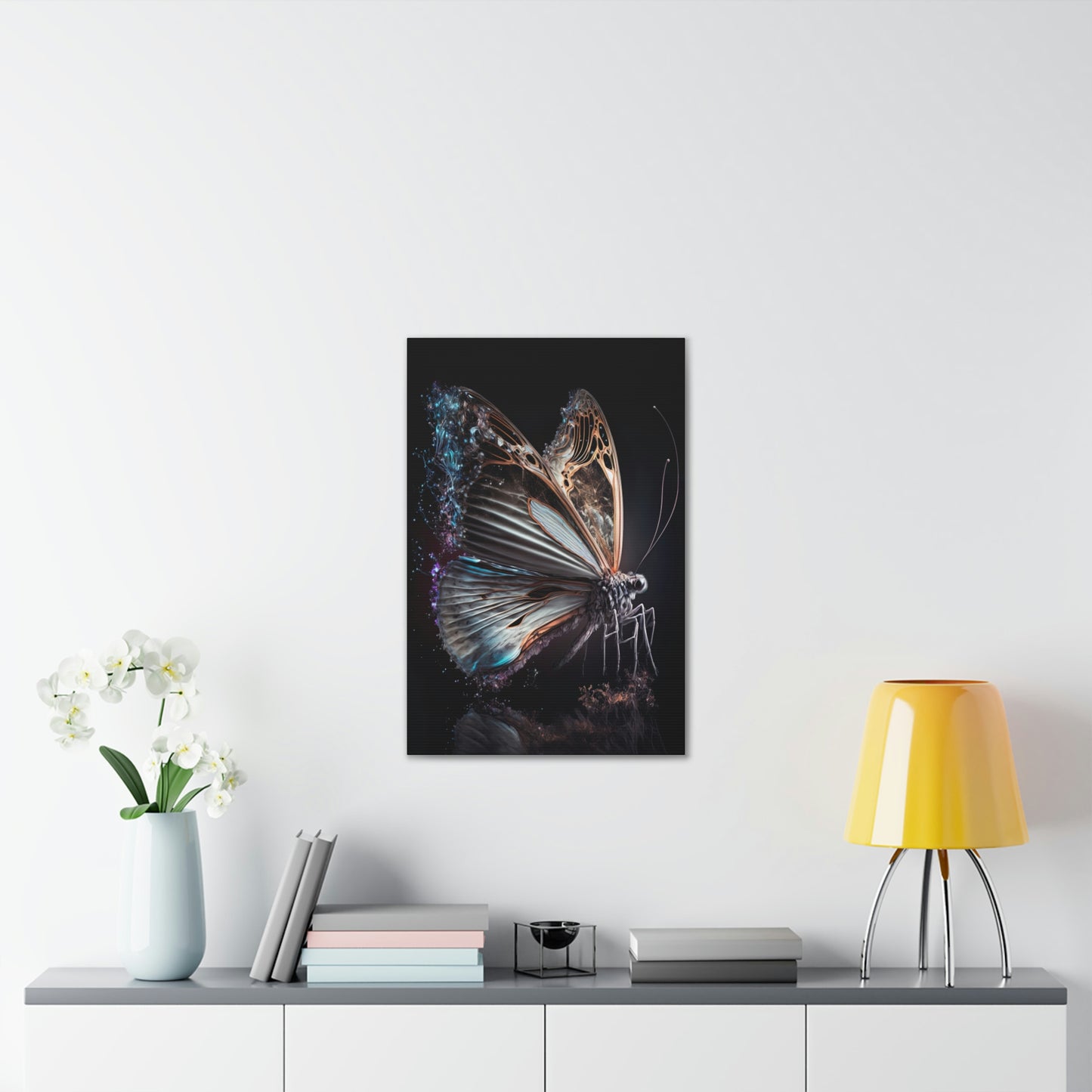 "Evaporating Butterfly" Canvas Stretched, 0.75" - Print