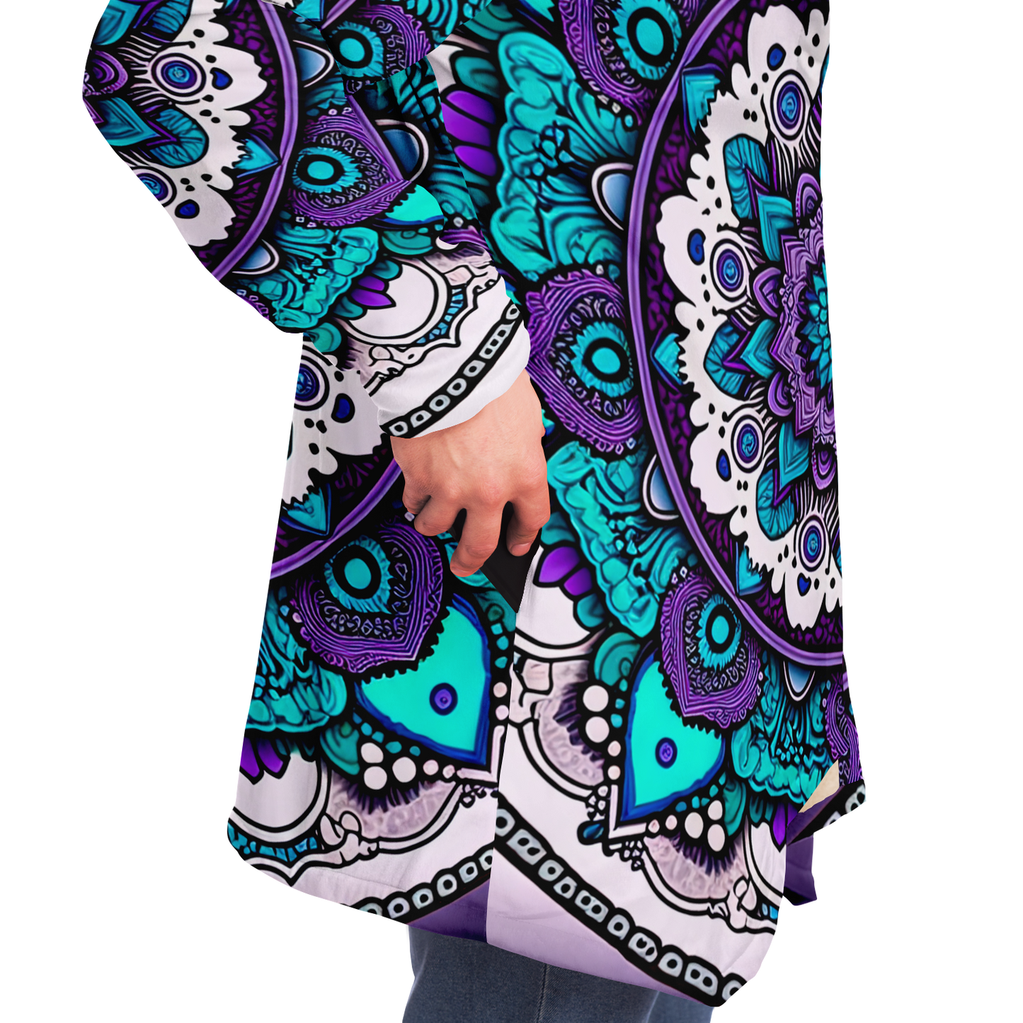 Pure Mandala Microfleece Festival Cloak