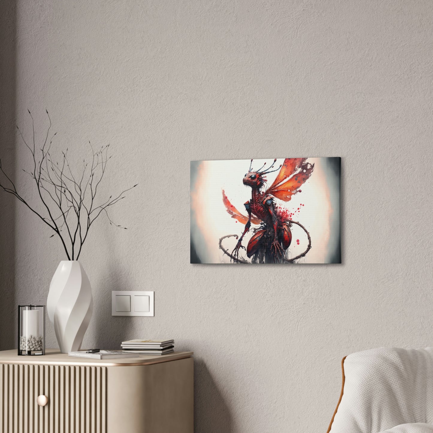 "Dragon Spryte Casualty" Canvas Stretched, 0.75" - Print