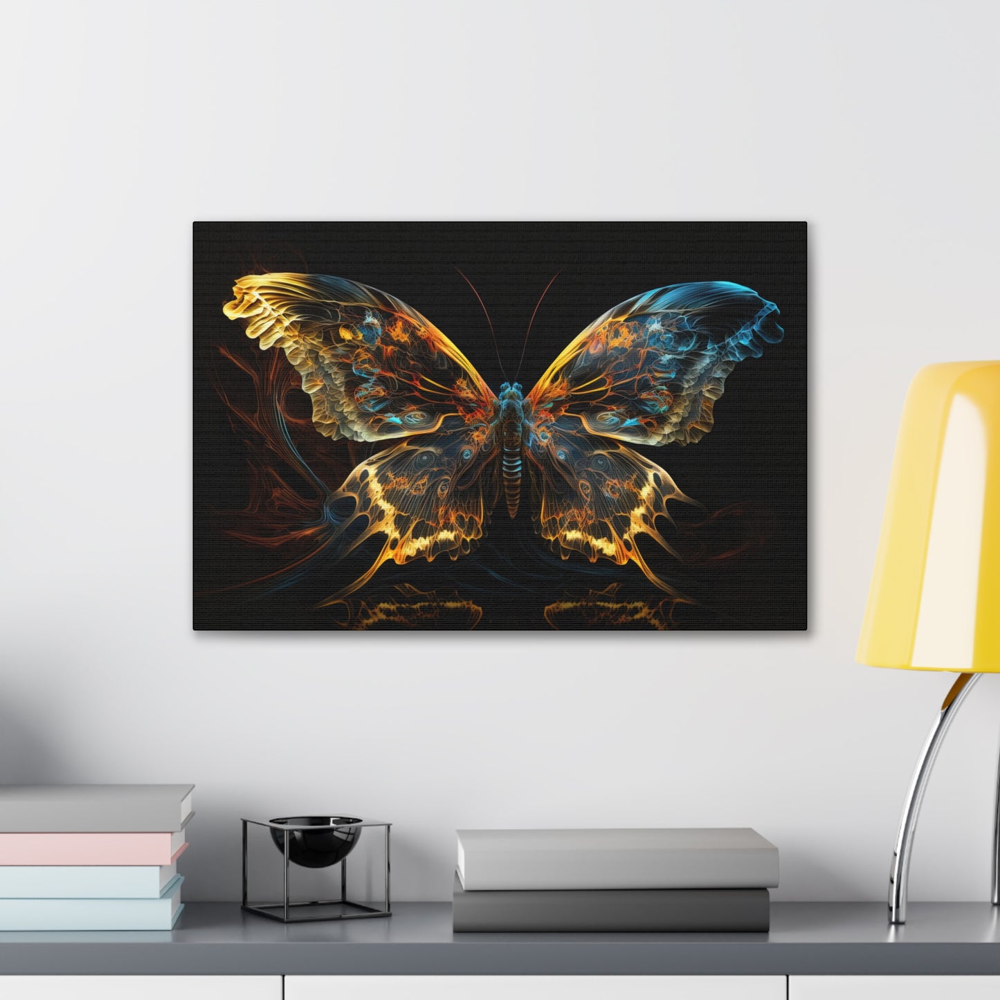 "Liquid light Butterfly"  Canvas Stretched, 0.75" - Print