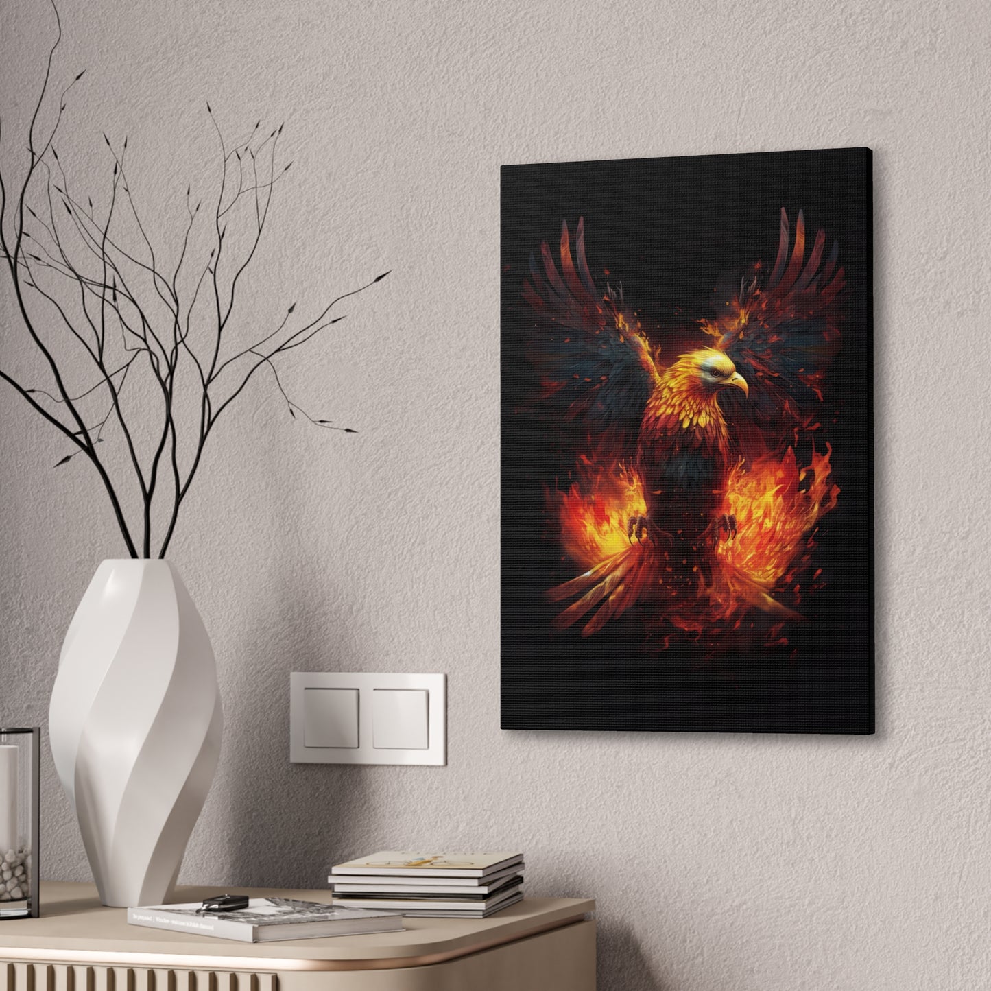 "Phoenix Resurrection" Canvas Stretched, 0.75" - Print