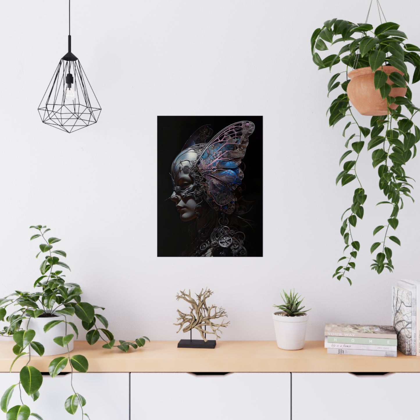 "Cybernetic Butterfly" Poster - Print