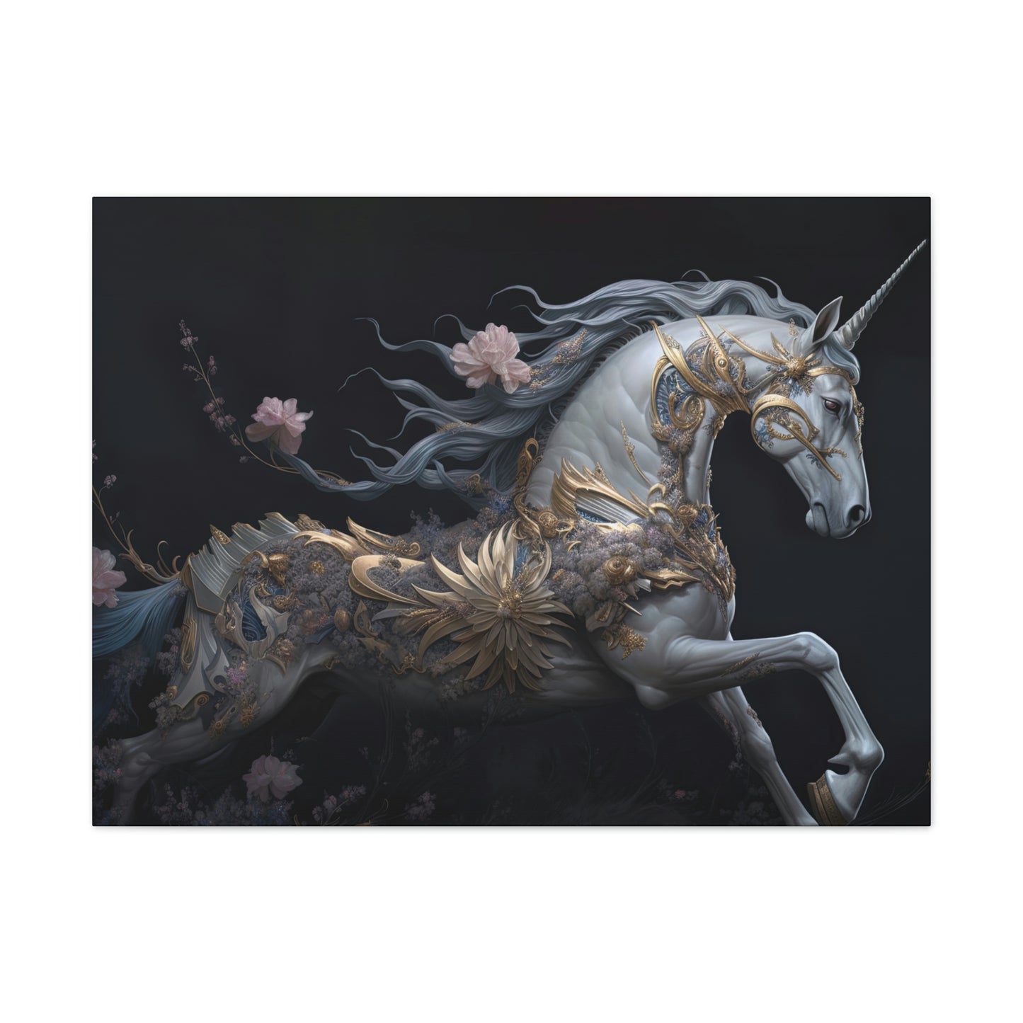 "Unicorn Dreams" Canvas Stretched, 0.75" - Print