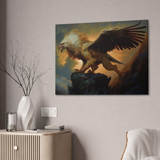 "Stalking Griffon" Canvas Stretched, 0.75" - Print