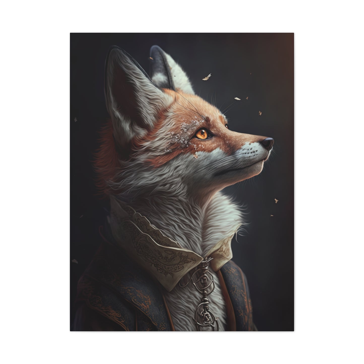 "Clever Mr Fox" Canvas Stretched, 0.75" - Print