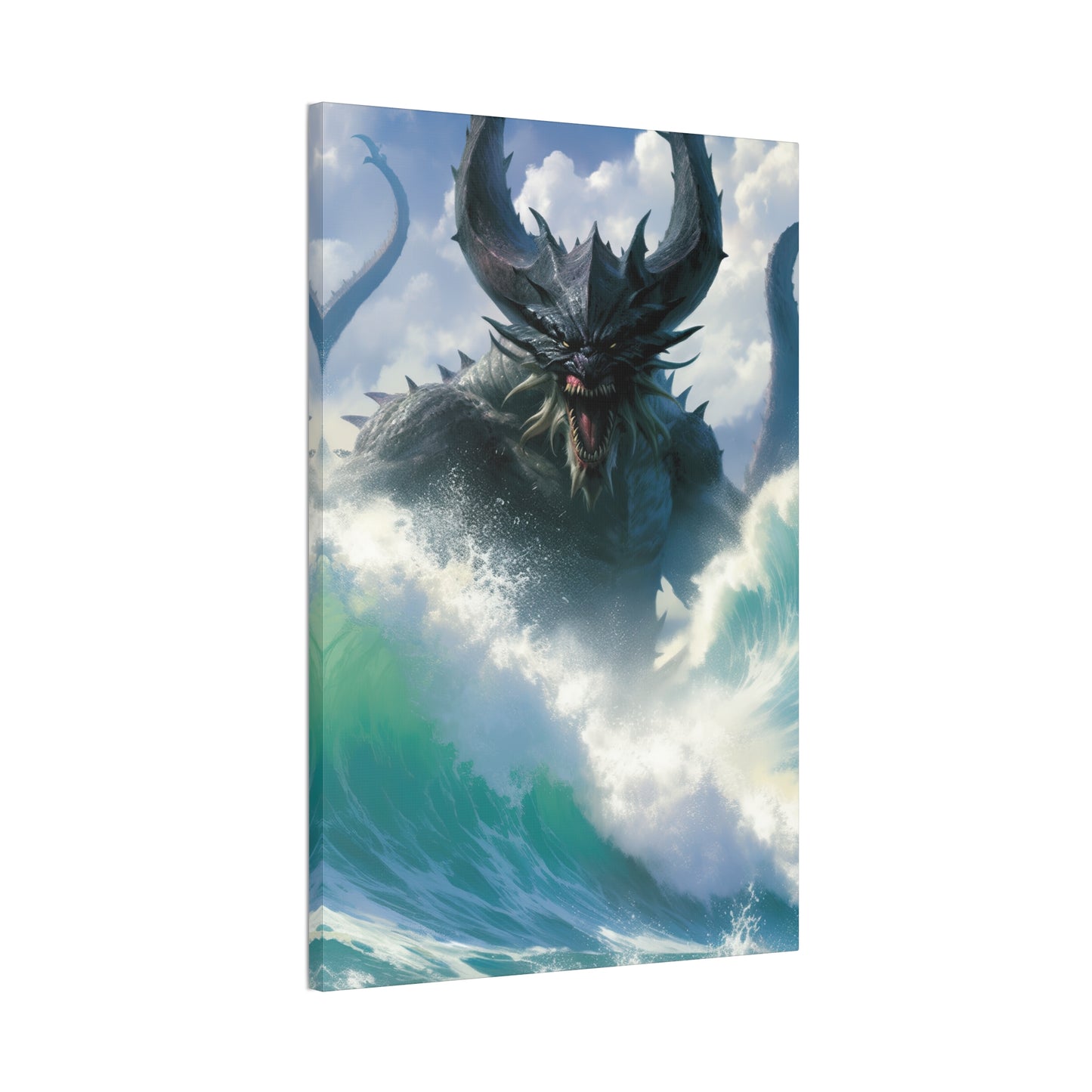 "Wrath Of The Kraken" Canvas Stretched, 0.75" - Print