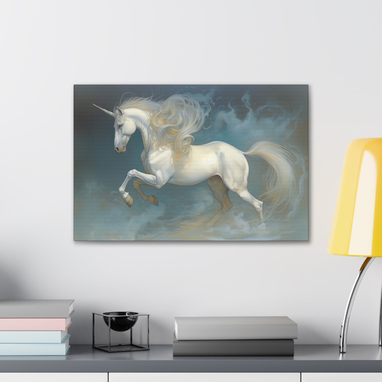 "Unicorns Grace"  Canvas Stretched, 0.75" - Print