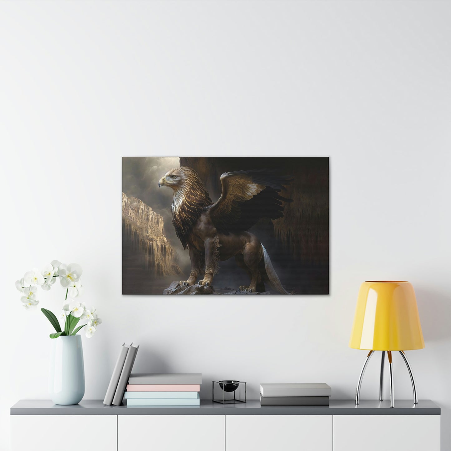 "Griffon Guard" Canvas Stretched, 0.75" - Print