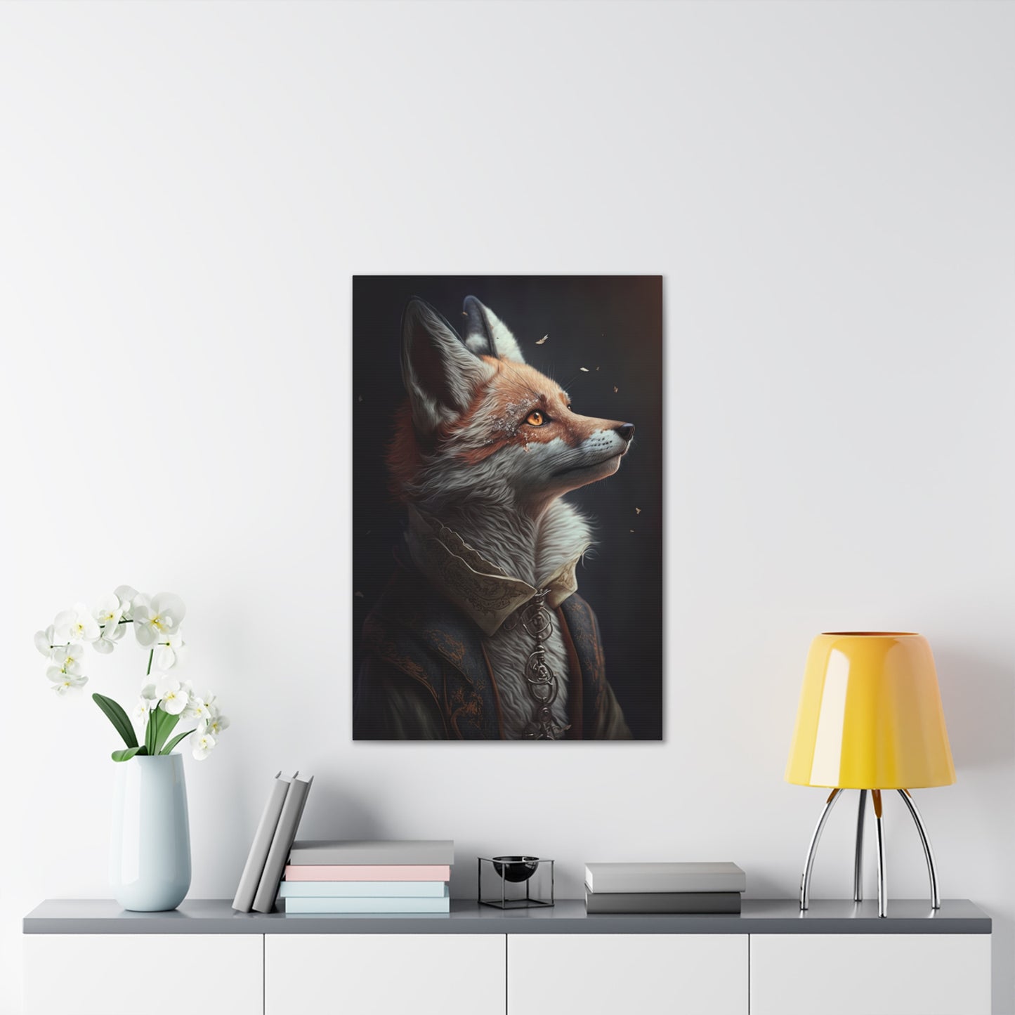 "Clever Mr Fox" Canvas Stretched, 0.75" - Print