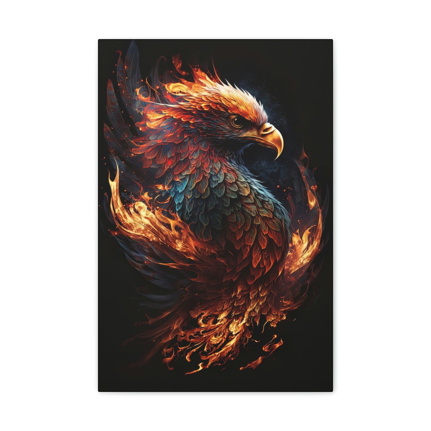 "Phoenix Flare" Canvas Stretched, 0.75" - Print