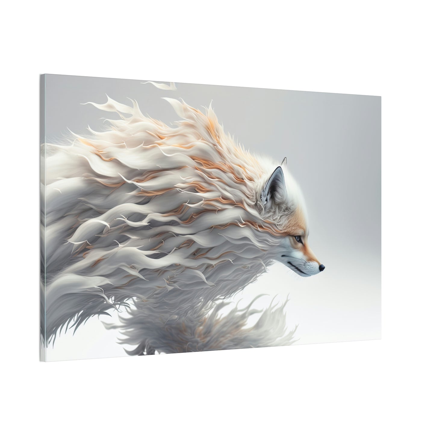 "Wind Element Fox" Canvas Stretched, 0.75" - Print