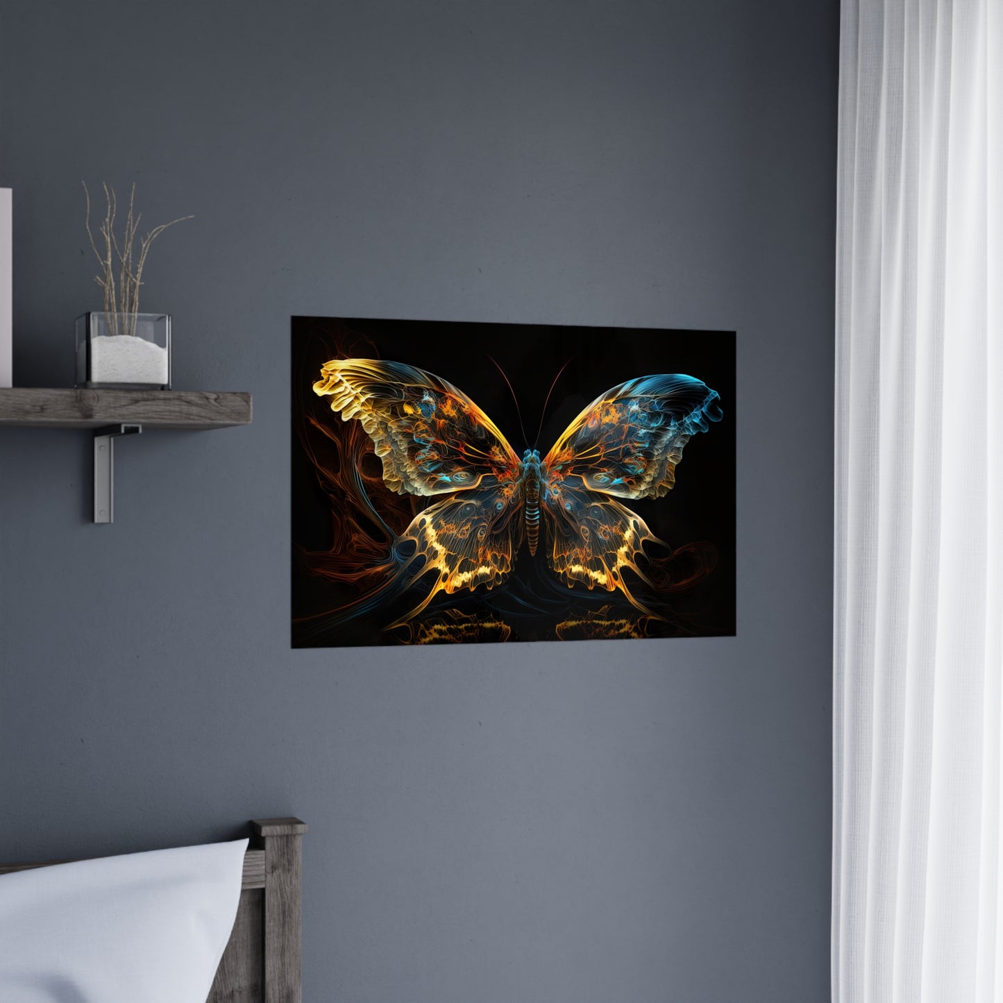 "Liquid Light Butterfly" Poster - Print