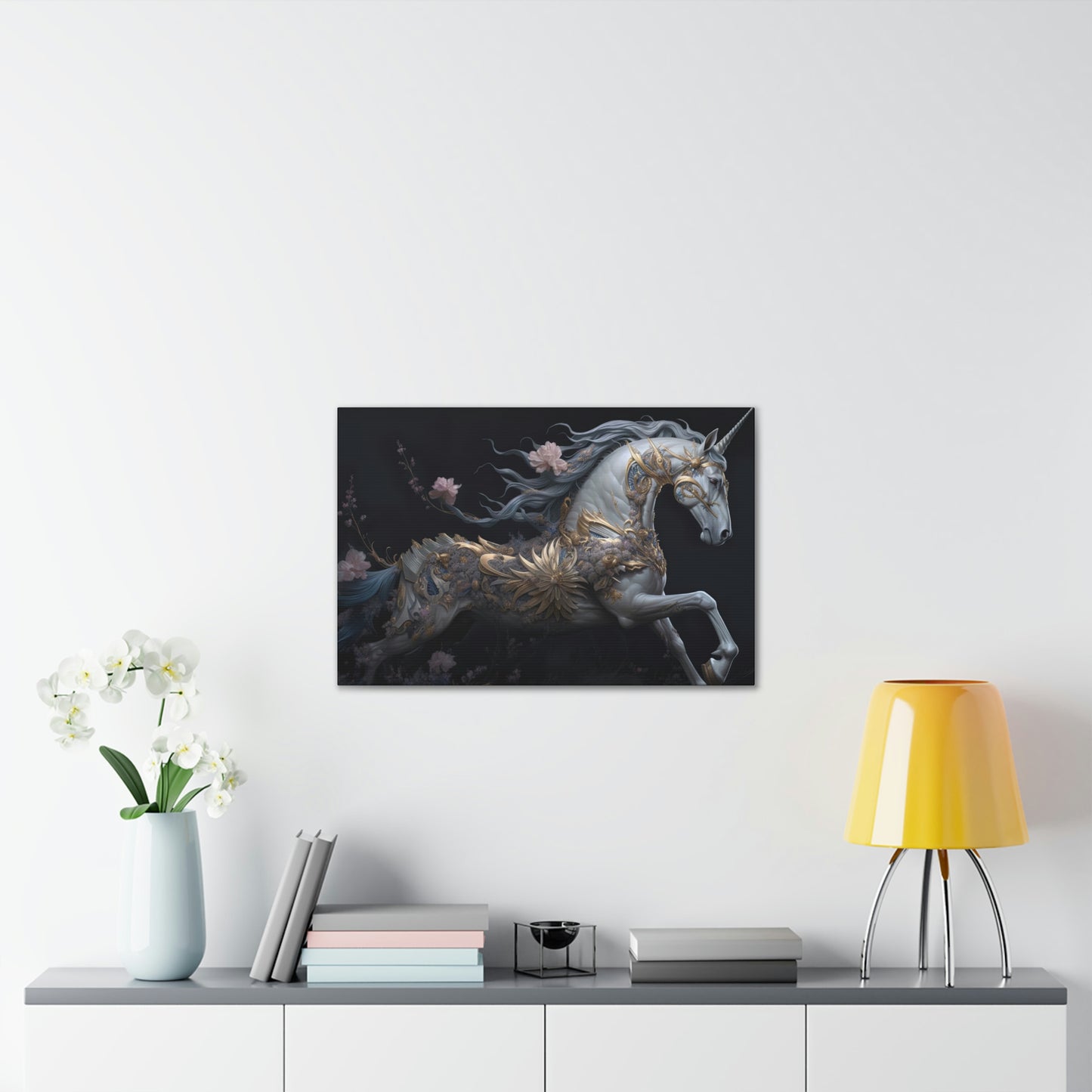 "Unicorn Dreams" Canvas Stretched, 0.75" - Print