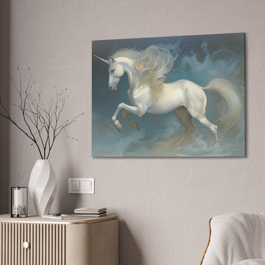 "Unicorns Grace"  Canvas Stretched, 0.75" - Print