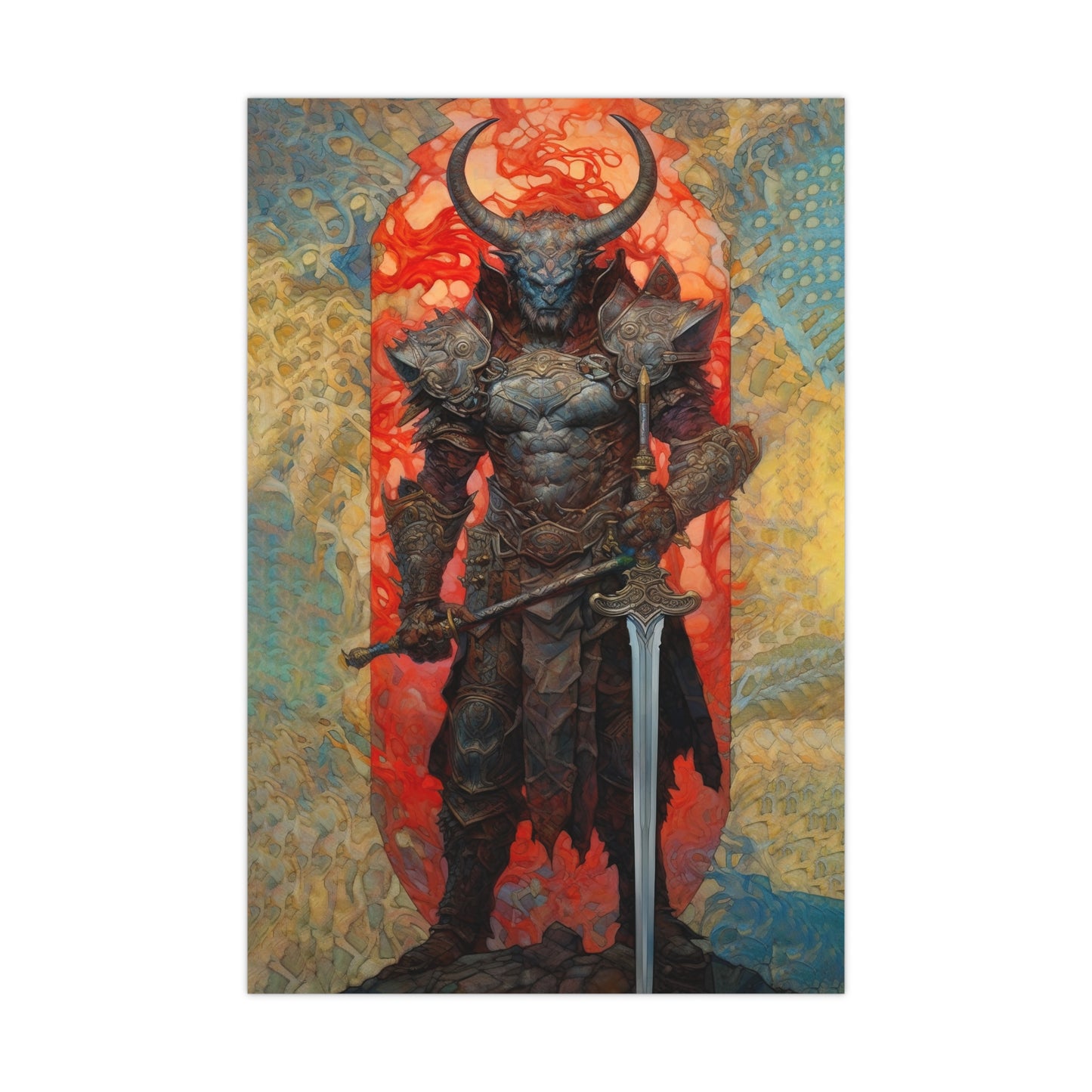 "Minotaur Champion" Poster - Print