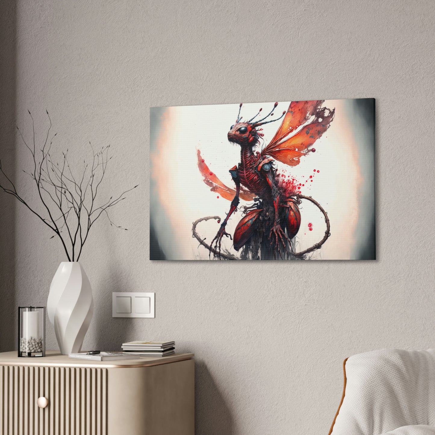 "Dragon Spryte Casualty" Canvas Stretched, 0.75" - Print