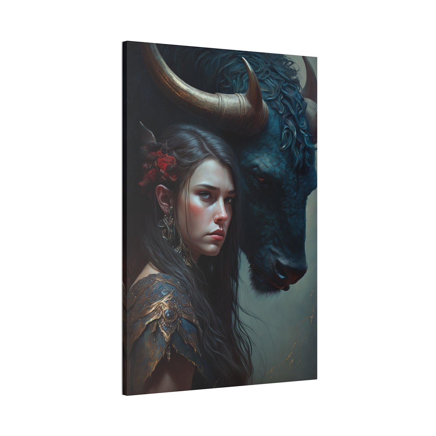 "Beauty And The Beast" Canvas Stretched, 0.75" - Print