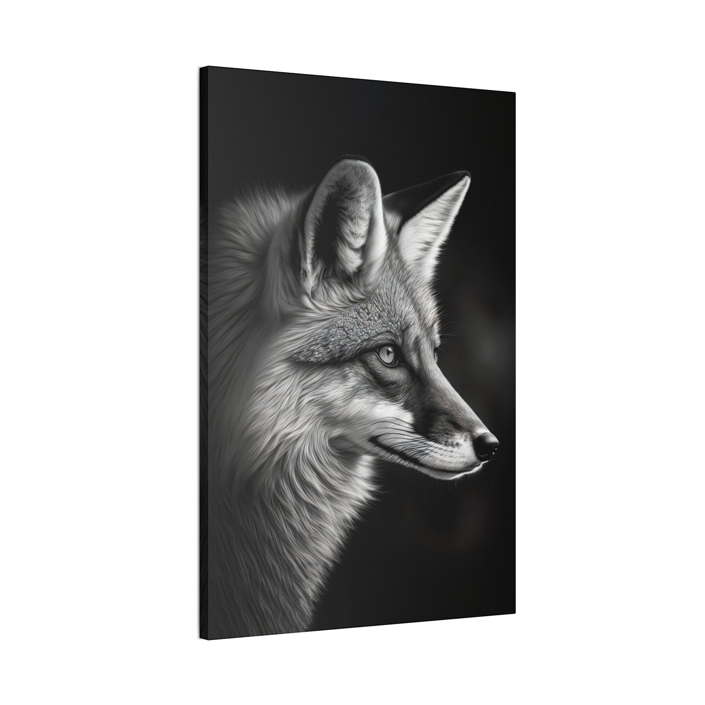 "OutFoxed" Canvas Stretched, 0.75" - Print