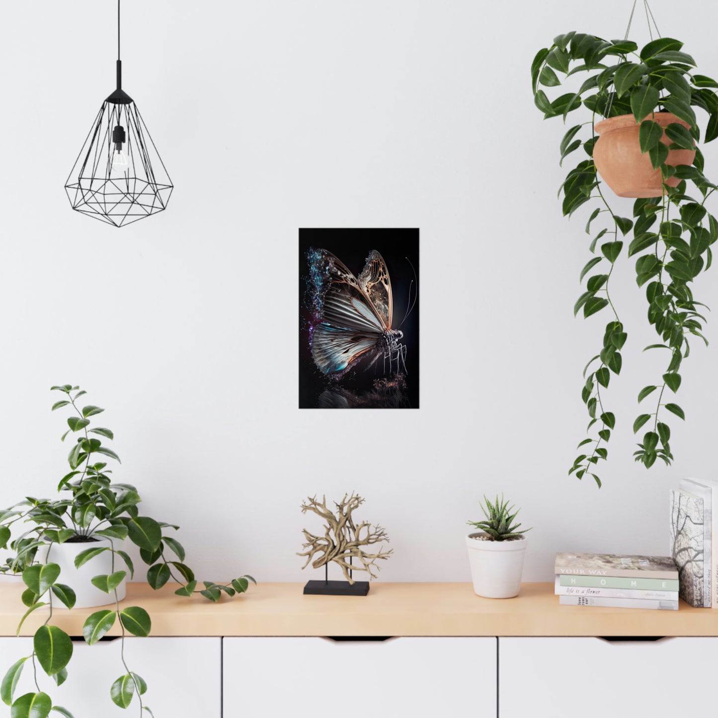 "Evaporating Butterfly" Poster - Print