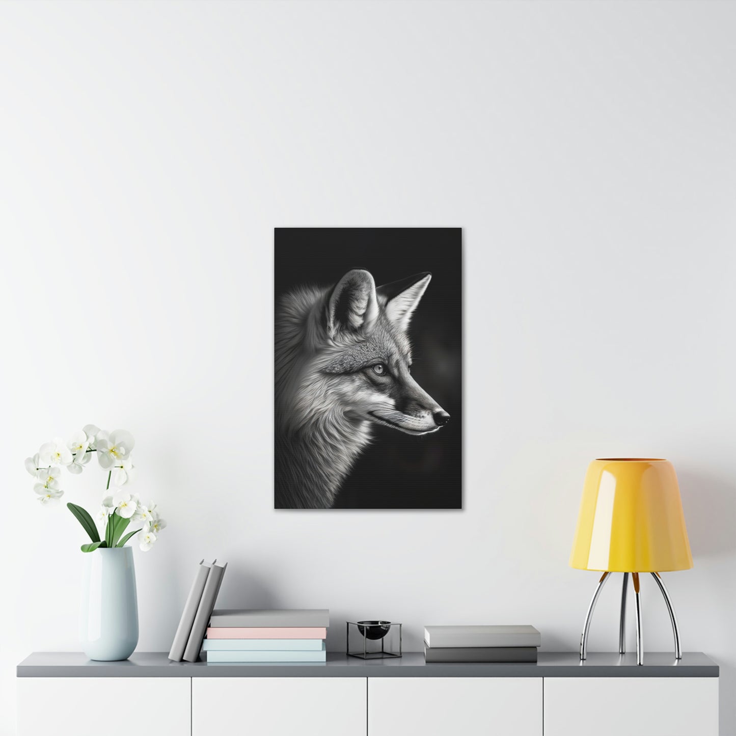 "OutFoxed" Canvas Stretched, 0.75" - Print