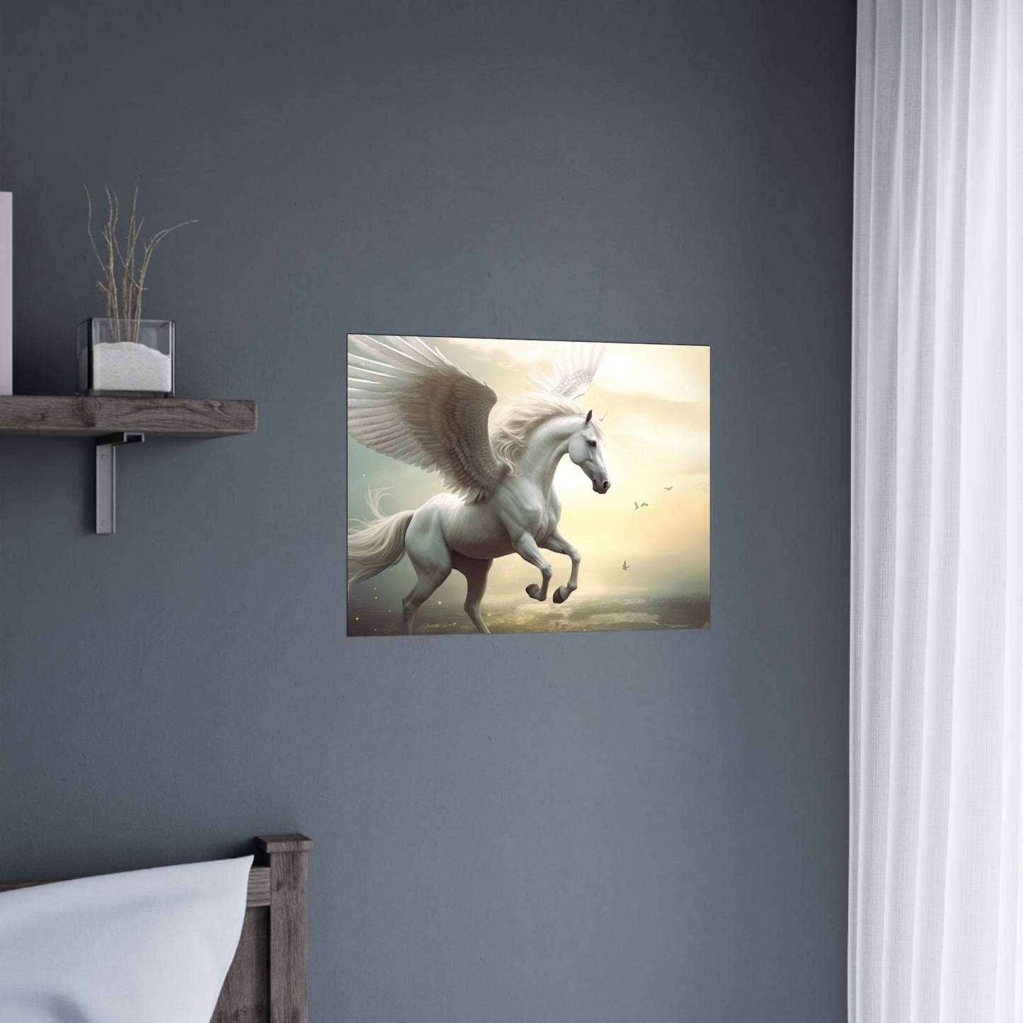 "Wings Of Dawn Pegasus" Poster - Print