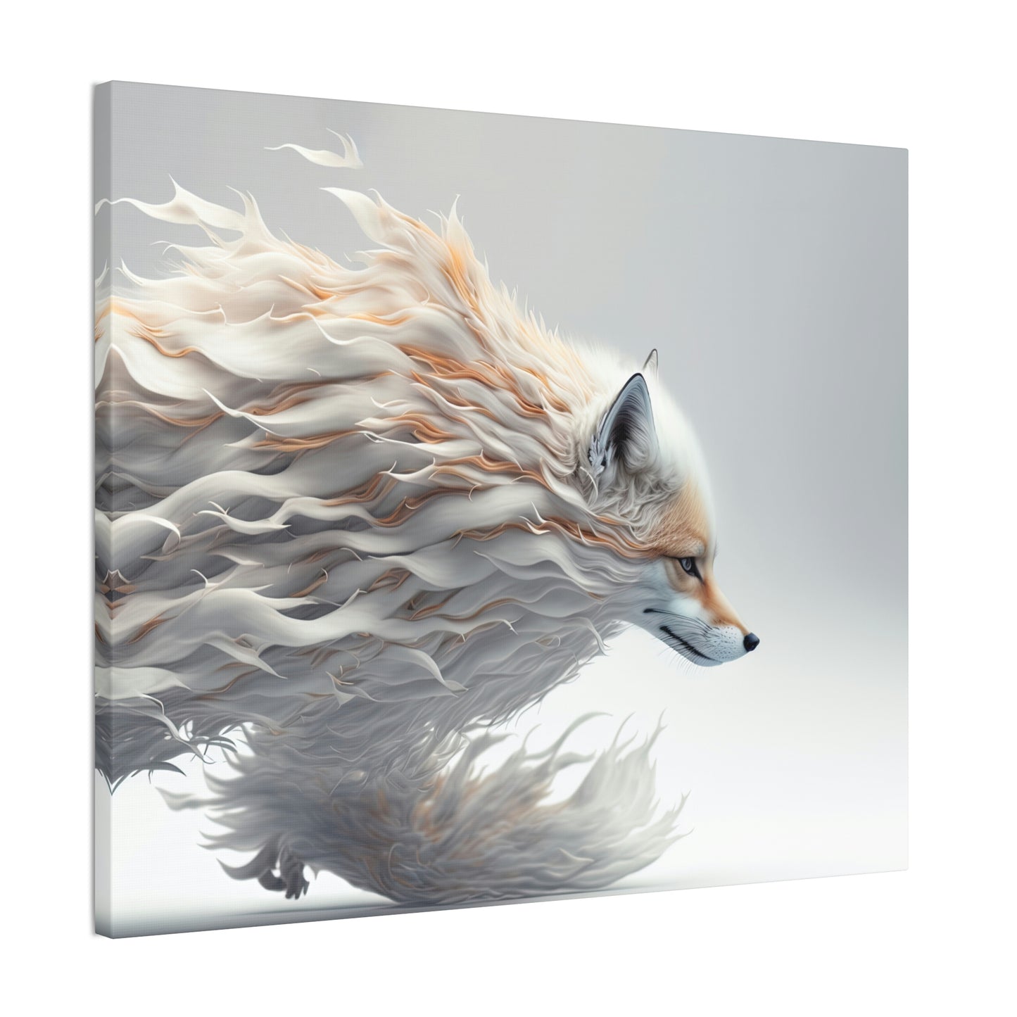 "Wind Element Fox" Canvas Stretched, 0.75" - Print