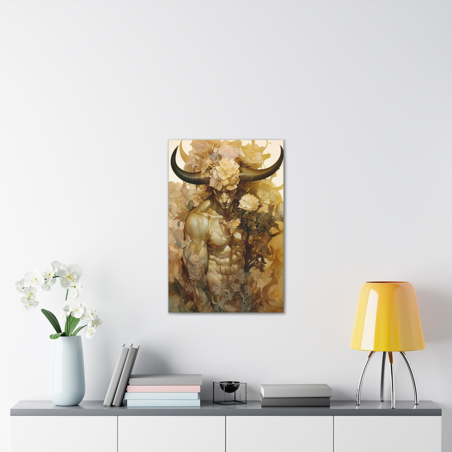 "Golden Guardian" Canvas Stretched, 0.75" - Print