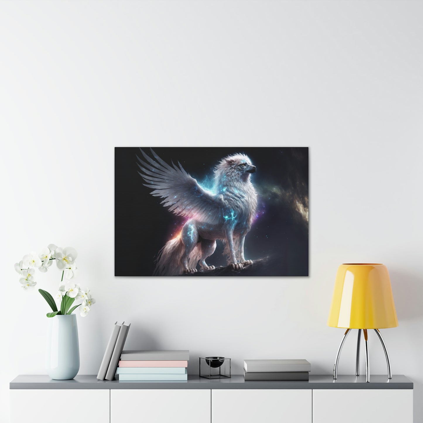 "Galactic Griffon" Canvas Stretched, 0.75" - Print