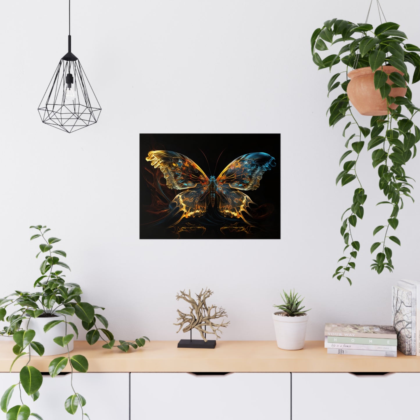 "Liquid Light Butterfly" Poster - Print