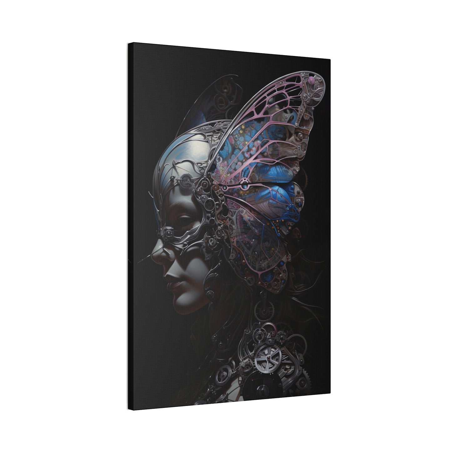 "Cybernetic Butterfly" Canvas Stretched, 0.75" - Print