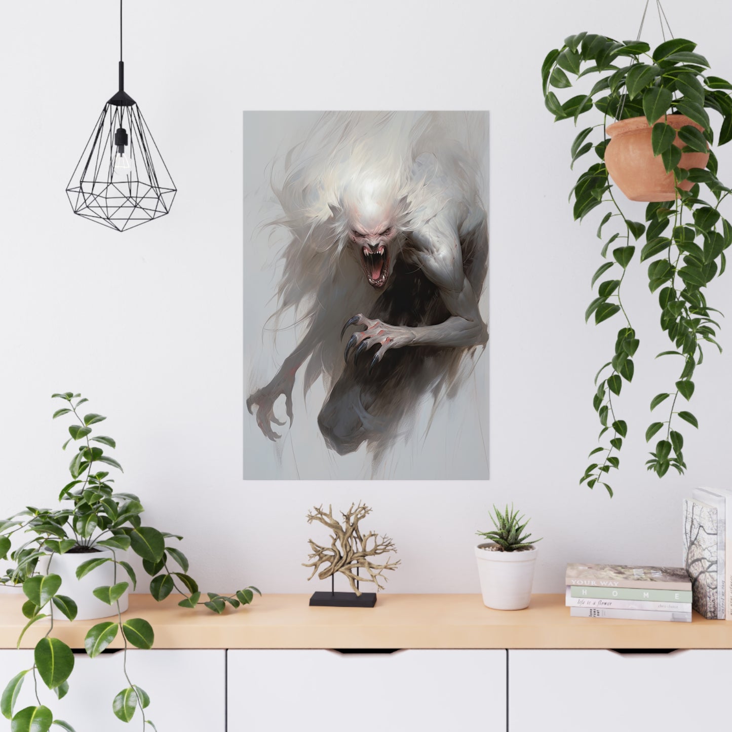 "Frostbite Werewolf" Poster - Print