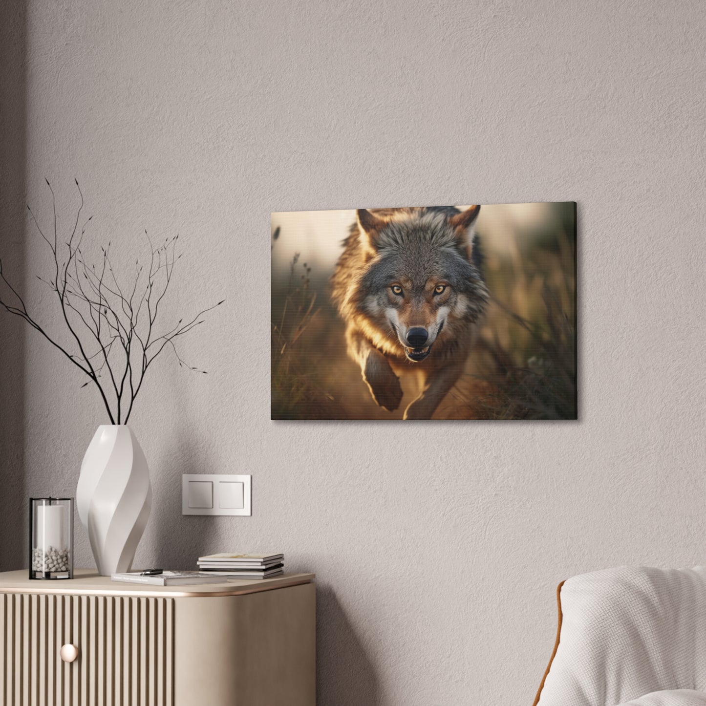 "Stealthy Stalker"  Canvas Stretched, 0.75" - Print