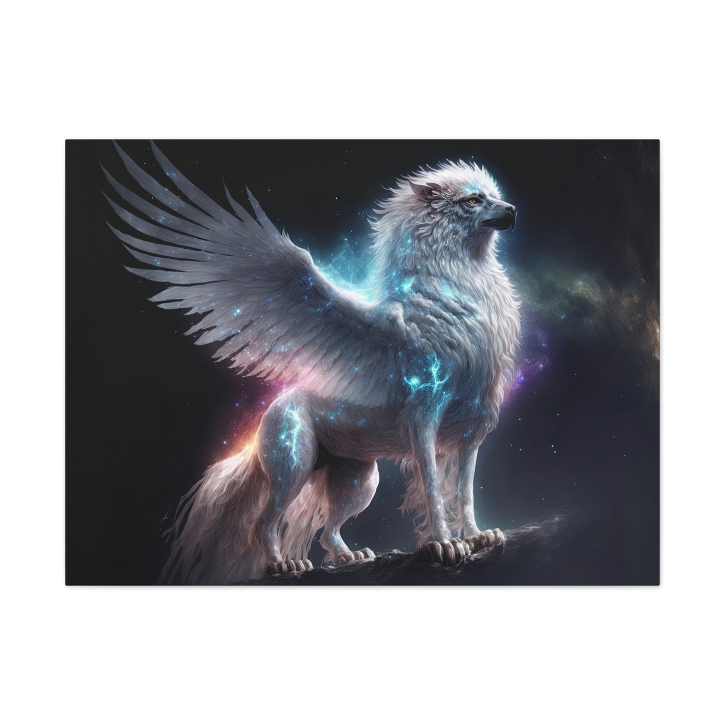 "Galactic Griffon" Canvas Stretched, 0.75" - Print